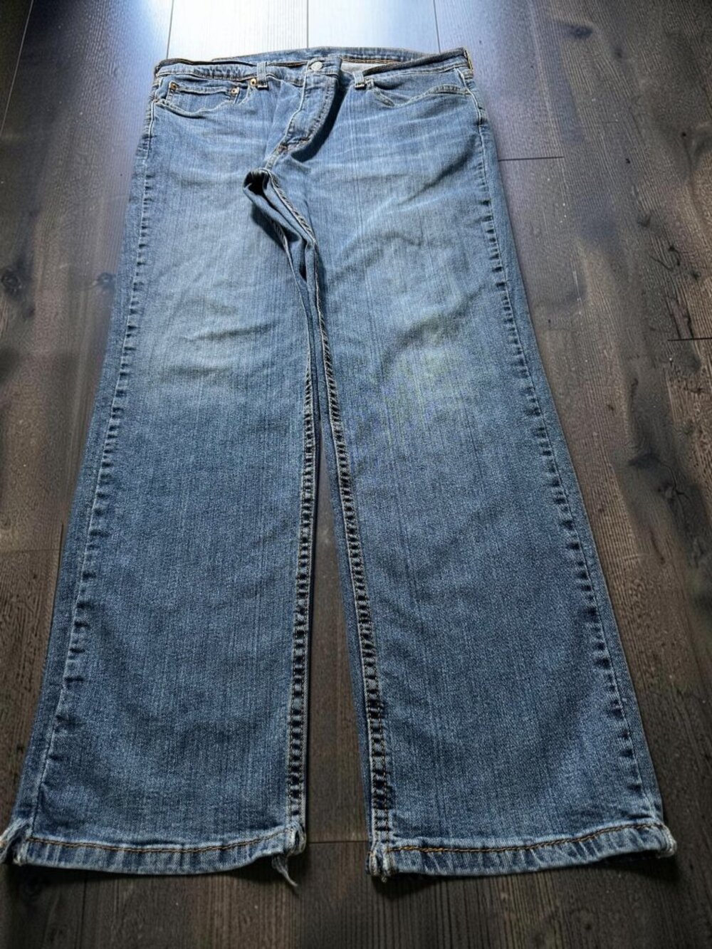 Levi’s 559 Jeans Men’s 38x32 Blue Solid Relaxed Y2K
